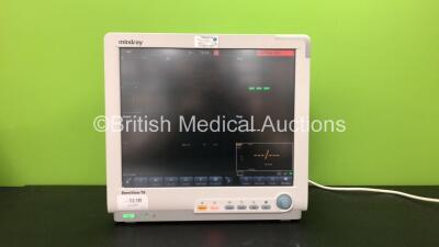 Mindray BeneView T8 Patient Monitor with 1 x Mindray BeneView T1 Patient Monitor Including ECG, SpO2, MP1, IBP, T1, T2 and NIBP Options, 2 x Mindray PiCCO Modules with pArt/pCVP and CCO/C.O Options (Powers Up) *Mfd 09-2012* *SN CFT7C325876, CFT84329645, F