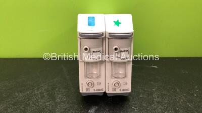 2 x GE E-MiniC Gas Modules * Mfd - 02/2011* with Mini D-fend Water Traps *6718649 / 6718661*