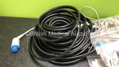 Job Lot of Patient Monitoring Cables Including BP Hoses and SpO2 Finger Sensors - 2