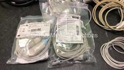 Job Lot of Patient Monitoring Cables Including BP Hoses and SpO2 Finger Sensors - 3