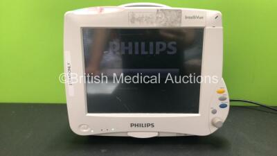 Philips IntelliVue MP50 Touch Screen Patient Monitor (Powers Up with Missing Tag-See Photo) *Mfd 02-2015*