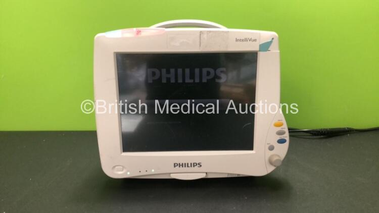 Philips IntelliVue MP50 Touch Screen Patient Monitor (Powers Up with Missing Tag-See Photo) *Mfd 02-2015*