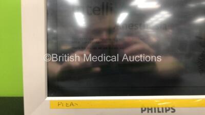 Philips IntelliVue MP70 Anesthesia Touch Screen Patient Monitor Software Version G.01.72 *Mfd 08-2009* with 1 x Philips IntelliVue X2 Handheld Patient Monitor Software Version G.01.80 Including ECG, SpO2, NBP, Temp and Press Options *Mfd 12-2009* (Powers - 2