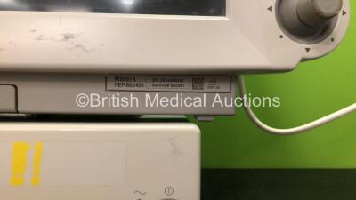 Philips IntelliVue MP70 Anesthesia Touch Screen Patient Monitor Software Version G.01.72 *Mfd 08-2009* with 1 x Philips IntelliVue X2 Handheld Patient Monitor Software Version G.01.75 Including ECG, SpO2, NBP, Temp and Press Options *Mfd 12-2009* 1 x Phil - 3