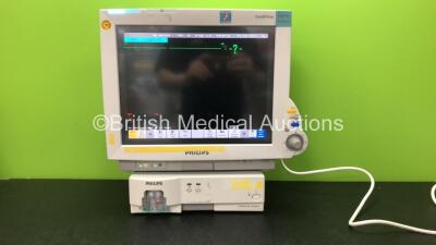 Philips IntelliVue MP70 Anesthesia Touch Screen Patient Monitor Software Version G.01.67 *Mfd 03-2009** with 1 x Philips IntelliVue X2 Handheld Patient Monitor Software Version J.04.95 Including ECG, SpO2, NBP, Temp and Press Options and 1 x Philips Intel