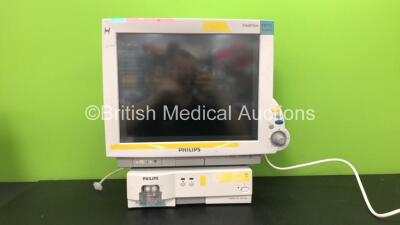 Philips IntelliVue MP70 Anesthesia Touch Screen Patient Monitor Software Version H.15.45*Mfd 08-2009* (Powers Up) 1 x Philips IntelliVue X2 Handheld Patient Monitor Software Version H.15.51 Including ECG, SpO2, NBP, Temp and Press Options *Mfd 10-2014* (P