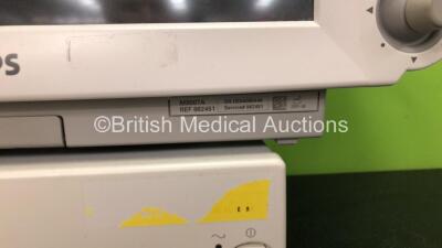 Philips IntelliVue MP70 Anesthesia Touch Screen Patient Monitor Software Version G.01.72 *Mfd 08-2009* with 1 x Philips IntelliVue X2 Handheld Patient Monitor Software Version G.01.80 Including ECG, SpO2, NBP, Temp and Press Options *Mfd 02-2012* 1 x Phil - 3