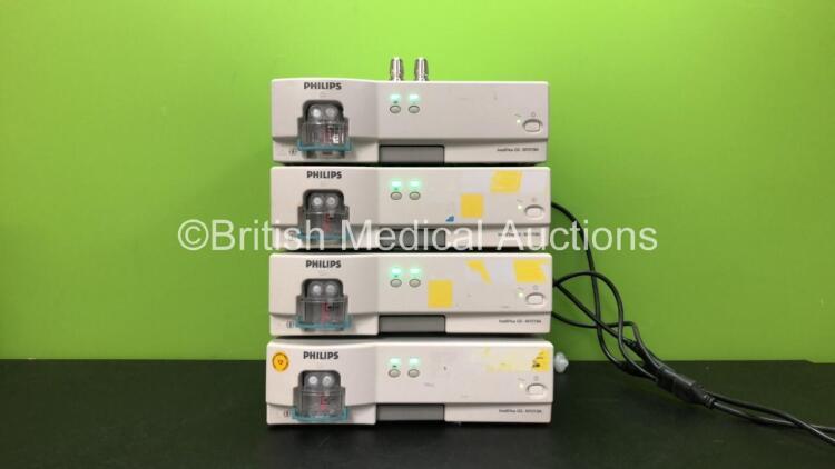 4 x Philips IntelliVue G5 M1019A Gas Modules (All Power Up) *SN ASKA-0015, ASAH-0055, ASAH-0074, ASAH-0070* *C*