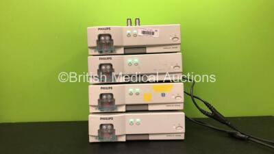 4 x Philips IntelliVue G5 M1019A Gas Modules (All Power Up) *SN ASFN-0183, ASFN-0192, ASAH-0064, ASEC-0153* *C*