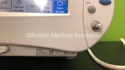 Philips IntelliVue Ref 862116 MP50 Anesthesia Touch Screen Patient Monitor Software Version G.01.73 (Powers Up with Missing Dial-See Photo) 1 x Philips IntelliVue X2 Handheld Patient Monitor Software Version H.15.51 Including ECG, SpO2, NBP, Temp and Pres - 3