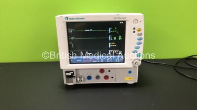 Datex-Ohmeda Cardiocap/5 Anaesthesia Monitor with NIBP, ECG, T1, T2, P1, P2 and SPO2 Options and D-fend Water Trap (Powers Up, Missing Dial and Scratched Casing - See Photos) *FBWG03357*