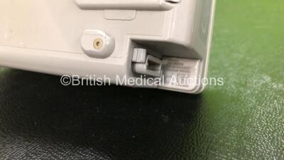 2 x Philips IntelliVue X2 Handheld Patient Monitors Software Versions G.01.80, G.01.75 Including ECG, SpO2, NBP, Temp and Press Options (Both Power Up, 1 with Damage-See Photo) *Mfd 08-2009, 11-2011* *SN DE03785844, DE83629828* *C* - 6