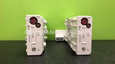 2 x Philips M3015A Microstream CO2 Modules *Mfd 05-2016, 07-2019 (refurbished)* *SN DE13861508, DE13875692* *C*