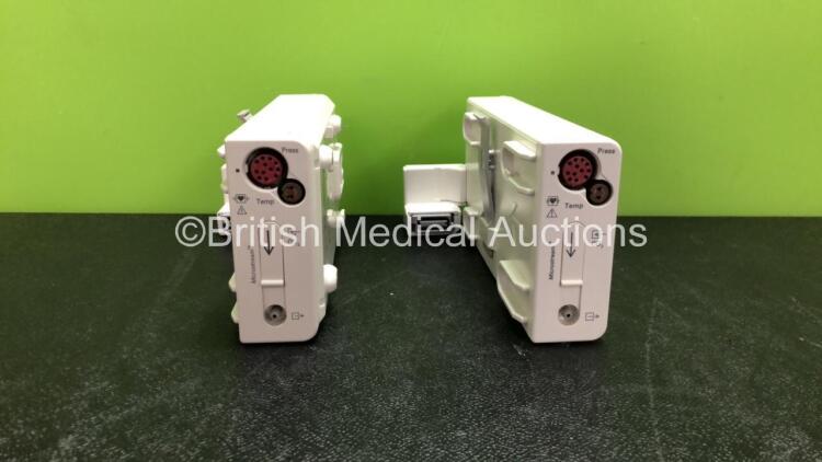 2 x Philips M3015A Microstream CO2 Modules *Mfd 07-2012, 10-2015* *SN DE13863840, DE43522578* *C*