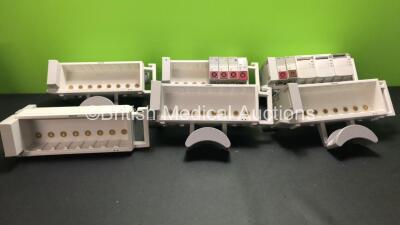 Job Lot Including 6 x Philips M8048A Module Racks, 5 x Hewlett Packard M1006B PRESS Modules, 1 x Hewlett Packard M1029A TEST Module and 3 x Philips M1116B Recorder Modules (1 with Damaged Casing-See Photo)