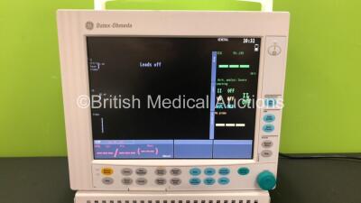 Datex-Ohmeda Compact Anaesthesia Monitor with E-PRESTN Multiparameter Module with SPO2, NIBP, T1-T2, P1-P2 and ECG Options (Powers Up) *6497845 / 6495507* - 2