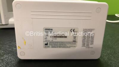 Mindray BeneView T8 Patient Monitor with 1 x Mindray BeneView T1 Patient Monitor Including ECG, SpO2, MP1, IBP, T1, T2 and NIBP Options, 1 x Mindray CO2 Module (Powers Up with Missing Cover-See Photo) *Mfd 09-2012* *SN FB28000954, CFD28228799, CF29112759* - 6