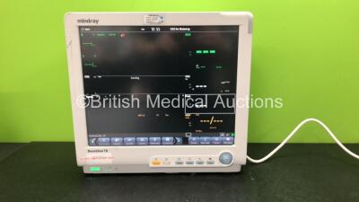 Mindray BeneView T8 Patient Monitor with 1 x Mindray BeneView T1 Patient Monitor Including ECG, SpO2, MP1, IBP, T1, T2 and NIBP Options, 1 x Mindray CO2 Module (Powers Up) *Mfd 09-2012* *SN CFD27228274, FB28000966, CF29112751*