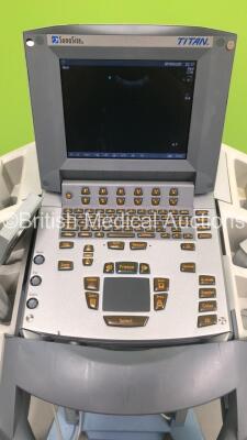 SonoSite Titan Portable Ultrasound Scanner Ref P04541-02 *S/N 0347N5* **Mfd 05/2005** Boot Version 21.80.202.016 ARM 21.80.203.014 Version with 2 x Transducer / Probes (L38/10-5 MHz Ref P04101-51 *Mfd 05/2005* and C15/4-2 MHz Ref P04102-02 *Mfd 03/2005*) - 3