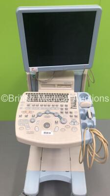 Hitachi EUB-7500 Ultrasound Scanner *S/N KE12219703* with 2 x Transducers / Probes (EUP-053T and EUP-C715) and Sony UP-D897MD Video Graphic Printer (HDD REMOVED) - 2