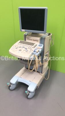 Hitachi EUB-7500 Ultrasound Scanner *S/N KE12219703* with 2 x Transducers / Probes (EUP-053T and EUP-C715) and Sony UP-D897MD Video Graphic Printer (HDD REMOVED) - 3