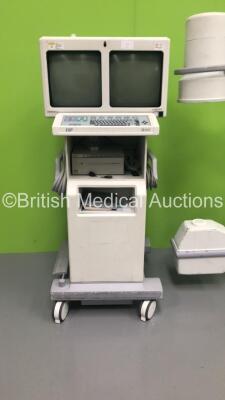 GE Flexi View 8000 Mobile X-Ray C-Arm *S/N 6454PU3* **Mfd 07/2005** with Dual Image Intensifier and Sony Video Graphic Printer UP-980CE (HDD REMOVED) - 2