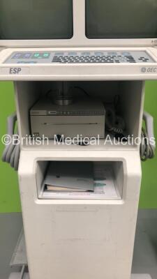 GE Flexi View 8000 Mobile X-Ray C-Arm *S/N 6454PU3* **Mfd 07/2005** with Dual Image Intensifier and Sony Video Graphic Printer UP-980CE (HDD REMOVED) - 4