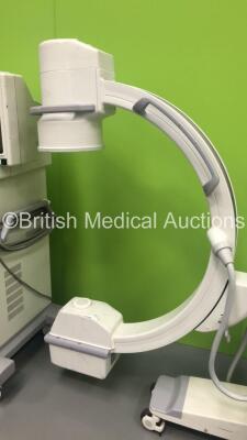 GE Flexi View 8000 Mobile X-Ray C-Arm *S/N 6454PU3* **Mfd 07/2005** with Dual Image Intensifier and Sony Video Graphic Printer UP-980CE (HDD REMOVED) - 10