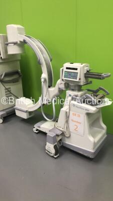 GE Flexi View 8000 Mobile X-Ray C-Arm *S/N 6454PU3* **Mfd 07/2005** with Dual Image Intensifier and Sony Video Graphic Printer UP-980CE (HDD REMOVED) - 11
