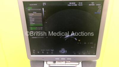 GE Voluson S8 Flat Screen Ultrasound Scanner Ref 5451540 *S/N 234447SU1* **Mfd 10/2013** Software Version 12.0.0 with 3 x Transducers / Probes (E8C-RE Ref 5318734 *Mfd 11/2013* / RAB 4-8-RS Ref H45021L *Mfd 08/2019* and C1-5-RS Ref 5384874 *Mfd 08/2013*) - 11