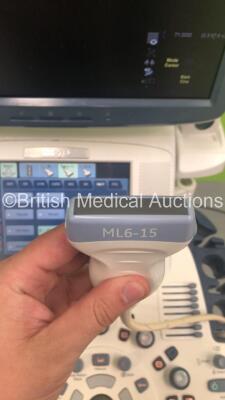 GE Logiq E9 Flat Screen Ultrasound Scanner Model 5205000-4 *S/N 105854US4* **Mfd 06/2011** Software Version R3.1.2 with 3 x Transducers / Probes (C1-5-D Ref 5261135 *Mfd 09/2016* / ML6-15-D Ref 5199103 *Mfd 06/2012* and 9L-D Ref 5194432 *Mfd 07/2014*) an - 7