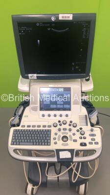 GE Logiq E9 Flat Screen Ultrasound Scanner Model 5205000-4 *S/N 105854US4* **Mfd 06/2011** Software Version R3.1.2 with 3 x Transducers / Probes (C1-5-D Ref 5261135 *Mfd 09/2016* / ML6-15-D Ref 5199103 *Mfd 06/2012* and 9L-D Ref 5194432 *Mfd 07/2014*) an - 13