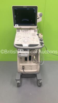 Toshiba Nemio MX SSA-590A Ultrasound Scanner *S/N 99A11Y2699* **Mfd 11/2011** with 1 x Transducer / Probe (PVM-375AT) and Sony UP- D897 Digital Graphic Printer (Powers Up) ***IR037***