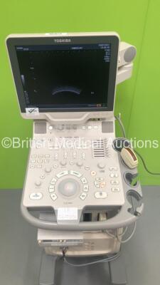 Toshiba Nemio MX SSA-590A Ultrasound Scanner *S/N 99A11Y2699* **Mfd 11/2011** with 1 x Transducer / Probe (PVM-375AT) and Sony UP- D897 Digital Graphic Printer (Powers Up) ***IR037*** - 2