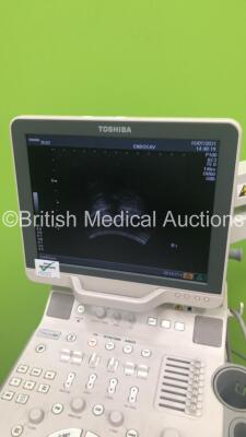 Toshiba Nemio MX SSA-590A Ultrasound Scanner *S/N 99A11Y2699* **Mfd 11/2011** with 1 x Transducer / Probe (PVM-375AT) and Sony UP- D897 Digital Graphic Printer (Powers Up) ***IR037*** - 11