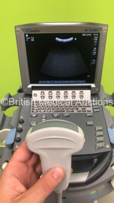 SonoSite M-Turbo Portable Ultrasound Scanner Ref P08189-75 *S/N WG01CD* **Mfd 05/2011** Boot Version 51.80.109.015 ARM 51.80.109.015 Version with 1 x Transducer / Probe (C60x/5-2 MHz Ref P07680-21 *Mfd 03/2011*) on SonoSite Stand (Powers Up) - 5