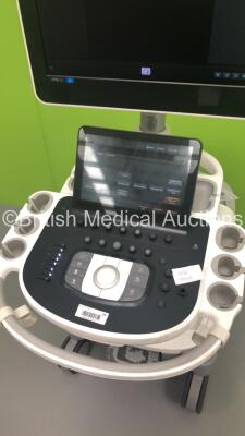 Philips Epiq 5G Flat Screen Ultrasound Scanner Ref 989605408541 *S/N US314C0321* **Mfd 2014** SVC HW A.0 Software Release 1.4.1 and Sony UP-D897 Digital Graphic Printer (Powers Up - Missing Dials and Foot Brake Cover - See Pictures) - 5