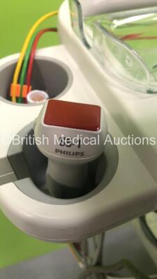 Philips CX50 Diagnostic Ultrasound Scanner *S/N SG81500107* **Mfd 2015** SVC HW C.0 with 1 x Transducer / Probe (S5-1) on Philips CX Cart (HDD REMOVED) - 6