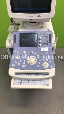 Aloka ProSound Alpha 10 Ultrasound Scanner *S/N M01283* **Mfd 2007** (Powers Up - Marks on Trims - See Pictures) - 2
