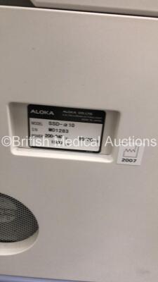 Aloka ProSound Alpha 10 Ultrasound Scanner *S/N M01283* **Mfd 2007** (Powers Up - Marks on Trims - See Pictures) - 9