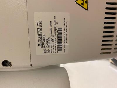 GE Definium 6000 Chest Bucky Room *Mfd - 2009, Installed - 2010*Including Mobile Patient Table, Wall Stand, OTC + 2019 MX100 Tube, 2014 Collimator, Ceiling Rails, Console, System Cabinet, The System is Complete and was Professionally De-Installed from a W - 8