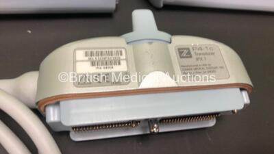 Zonare P4-1c Ultrasound Transducer / Probe *01239P4X108G* with 3 x Zonare Batteries (Suspected Flat) - 3