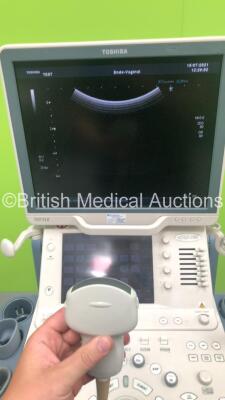 Toshiba Aplio XG SSA-790A Flat Screen Ultrasound Scanner *S/N 99G0964756* **Mfd 06/2009* with 2 x Transducers / Probes (PVT-661VT *Mfd 04/2011* and PVT-375BT *Mfd 03/2010*) and Sony UP-D897 Digital Graphic Printer (Powers Up) **IR078** - 4