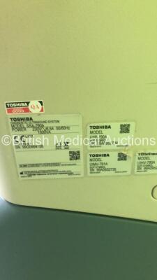 Toshiba Aplio XG SSA-790A Flat Screen Ultrasound Scanner *S/N 99G0964756* **Mfd 06/2009* with 2 x Transducers / Probes (PVT-661VT *Mfd 04/2011* and PVT-375BT *Mfd 03/2010*) and Sony UP-D897 Digital Graphic Printer (Powers Up) **IR078** - 14