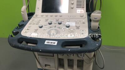 Toshiba Aplio XG SSA-790A Flat Screen Ultrasound Scanner *S/N 99D0813174* **Mfd 01/2008** with 3 x Transducers / Probes (PVT-661VT *Mfd 12/2007* / PLT-1204BX *Mfd 02/2014* and PVT-375BT *Mfd 04/2019*) and Sony UP-D897 Digital Graphic Printer (Powers Up - - 16