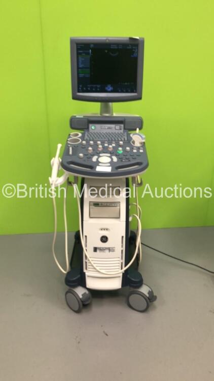 GE Voluson P8 Flatscreen Ultrasound Scanner *Mfd - July 2014* Software Version - 14.0.0 with 2 x Transducers / Probes (1 x E8C-RS *Mfd - 06/2014* and 1 x 4C-RS *Mfd - 06/2014*) and Sony UP-D897 Digital Graphic Printer (Powers Up) *261041SU6* **IR086**