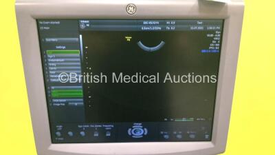 GE Voluson P8 Flatscreen Ultrasound Scanner *Mfd - July 2014* Software Version - 14.0.0 with 2 x Transducers / Probes (1 x E8C-RS *Mfd - 06/2014* and 1 x 4C-RS *Mfd - 06/2014*) and Sony UP-D897 Digital Graphic Printer (Powers Up) *261041SU6* **IR086** - 2