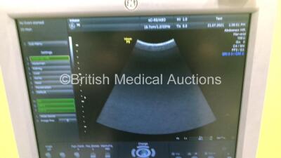 GE Voluson P8 Flatscreen Ultrasound Scanner *Mfd - July 2014* Software Version - 14.0.0 with 2 x Transducers / Probes (1 x E8C-RS *Mfd - 06/2014* and 1 x 4C-RS *Mfd - 06/2014*) and Sony UP-D897 Digital Graphic Printer (Powers Up) *261041SU6* **IR086** - 6