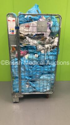 Cage of Mixed Consumables Including Intersurgical Nasal Cannulas, Burn Soothe Gels and Hospicrepe Cotton Crepe Bandages (Cage Not Included - Out of Date) - 2