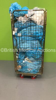 Cage of Mixed Consumables Including ECG Electrodes, Intersurgical i-Gel Supraglottic Airways and EMMA AirWay Adaptor (Cage Not Included - Out of Date)